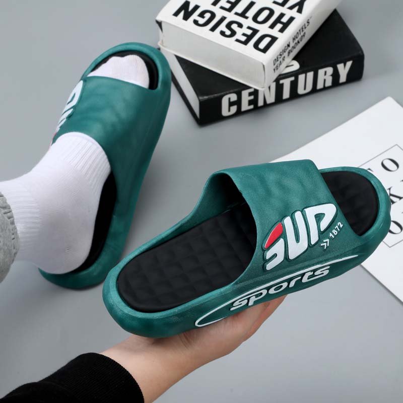 Fashion Summer Sleepers for Men Outdoor EVA Thick Soles Anti-slippery Slippers