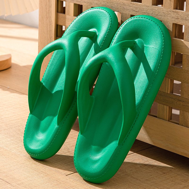 Summer flip-flops simple fashion home slippers soft sole clip-on slippers