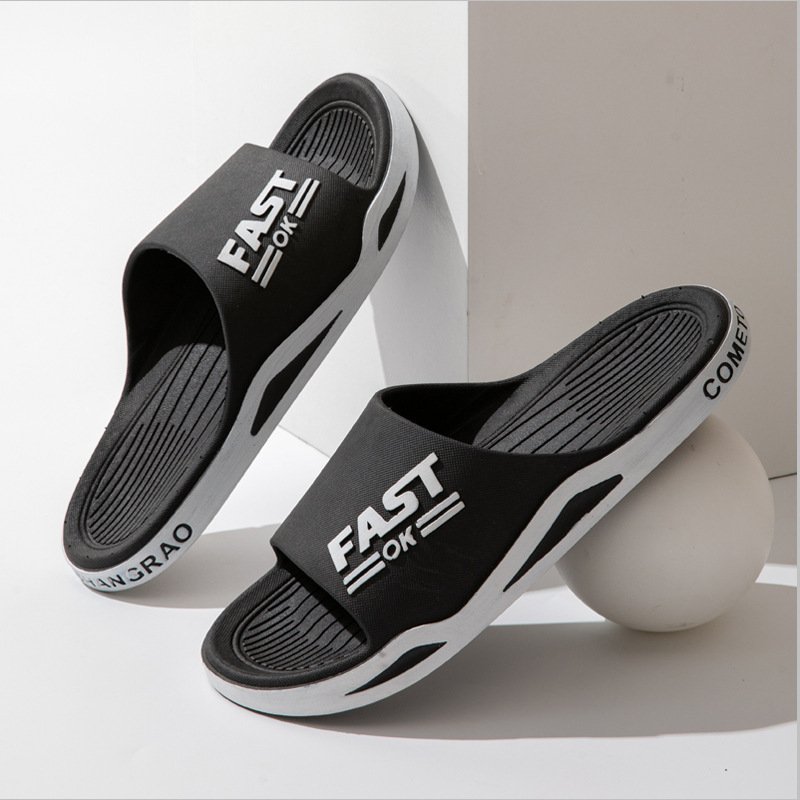 2024 Black Sliders Slippers For WoMen Blank Slide Sandals Slippers Unisex Custom Logo Slides