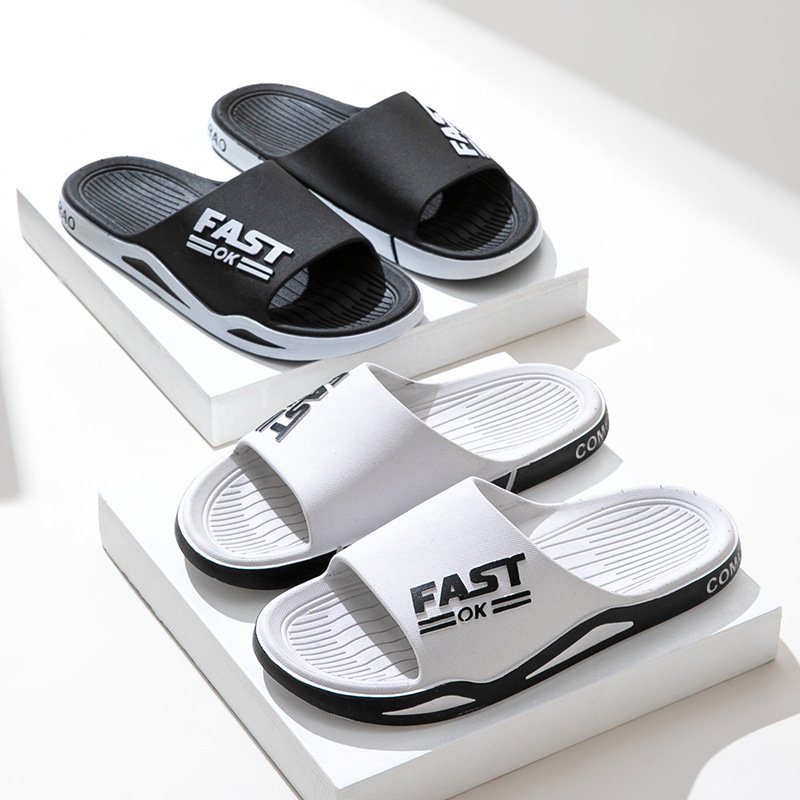 2024 Black Sliders Slippers For WoMen Blank Slide Sandals Slippers Unisex Custom Logo Slides