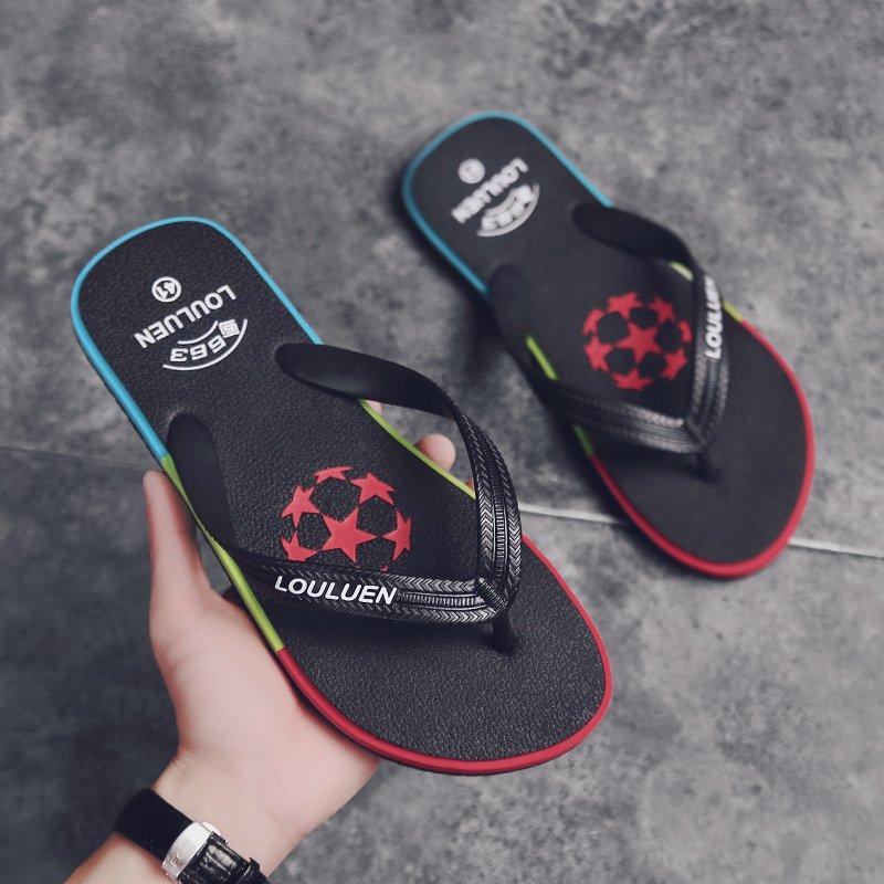 Summer rubber Hot Selling Outdoor men flip flops Comfortable Beach PVC Slippers for Men