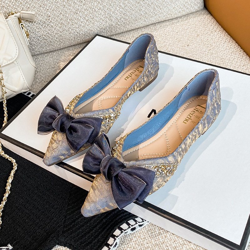 Outdoor Office Wear Non-Slip Slippers Mocassin Pumps Flat Shoes for Women