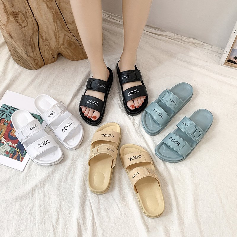 2022 Summer PVC Shoes Woman Sandals Fashion Home House Indoor Flip Flops Slides Slippers For Women