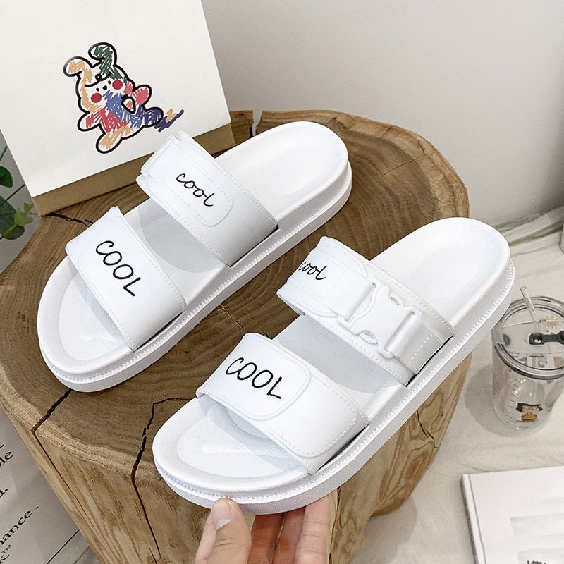 2022 Summer PVC Shoes Woman Sandals Fashion Home House Indoor Flip Flops Slides Slippers For Women
