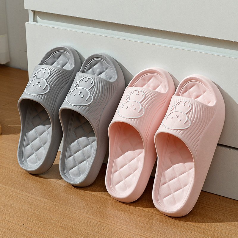 Cute Dog EVA Slippers High Quality Light Weight Indoor & Outdoor Slides Slippers Non-slip Shoes for Men and Women Women's Shoes