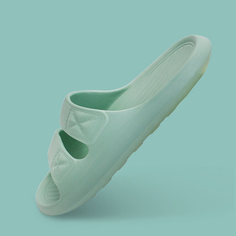 GRS Customized Veicro printing logo slide indoor unisex two straps open toe slides footwear shoes summer sandals heel