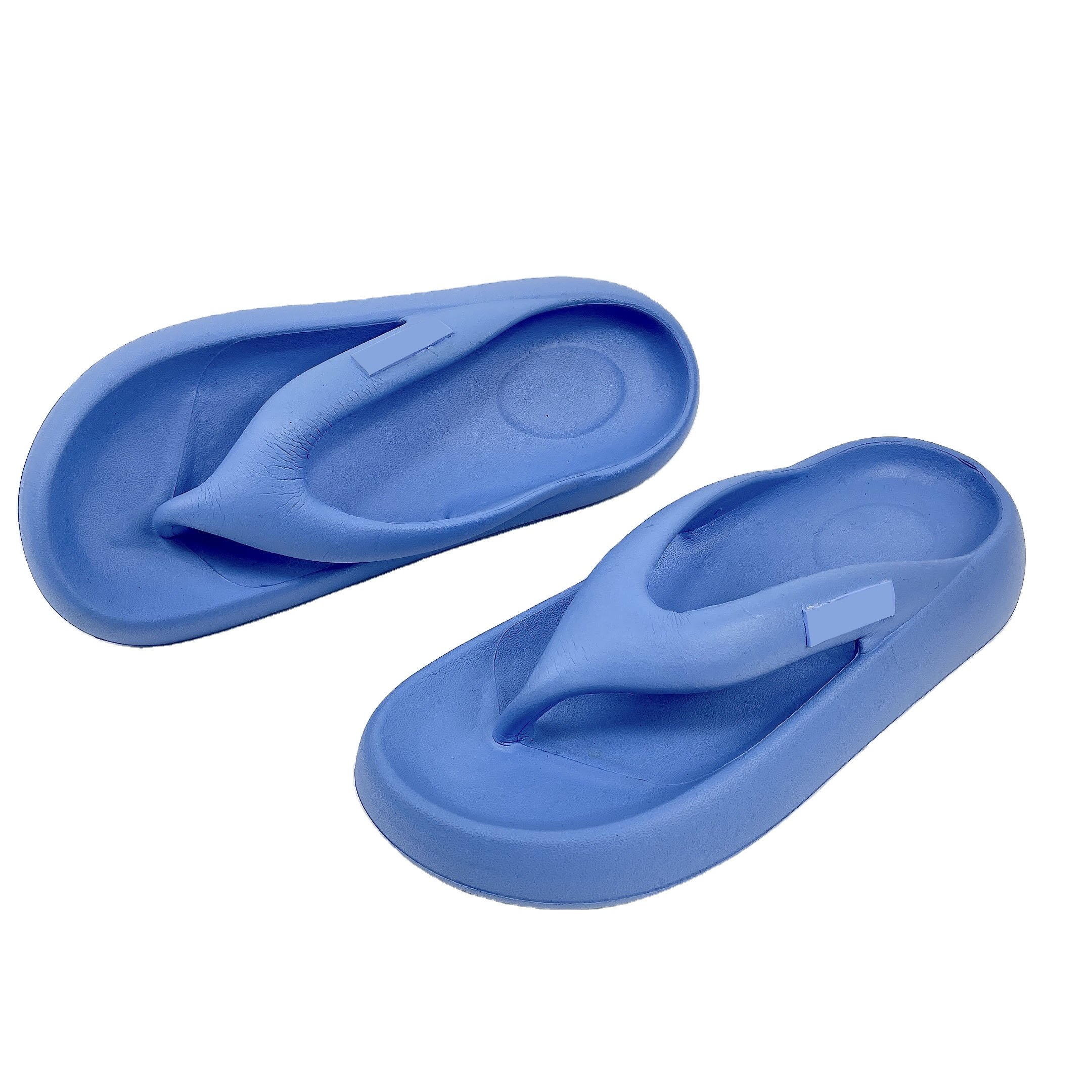 Custom Brand Home Unisex Couple Slides Slipper New Summer EVA Fashion All-In-One Thick Sole Candy Color Ladies Flip-Flops