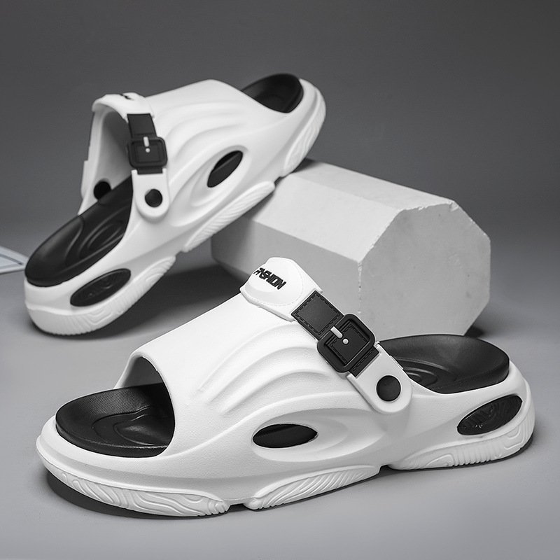 Factory High Quality Custom Eva Slides Slippers Men Slippers Logo Designer Sandals Cheap Wholesale Open Toe Clogs For Men