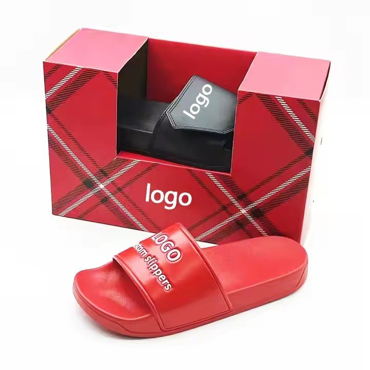 High Quality Reasonable Price Black Unisex Men Women Custom Logo Blank Slides Slippers Footwear
