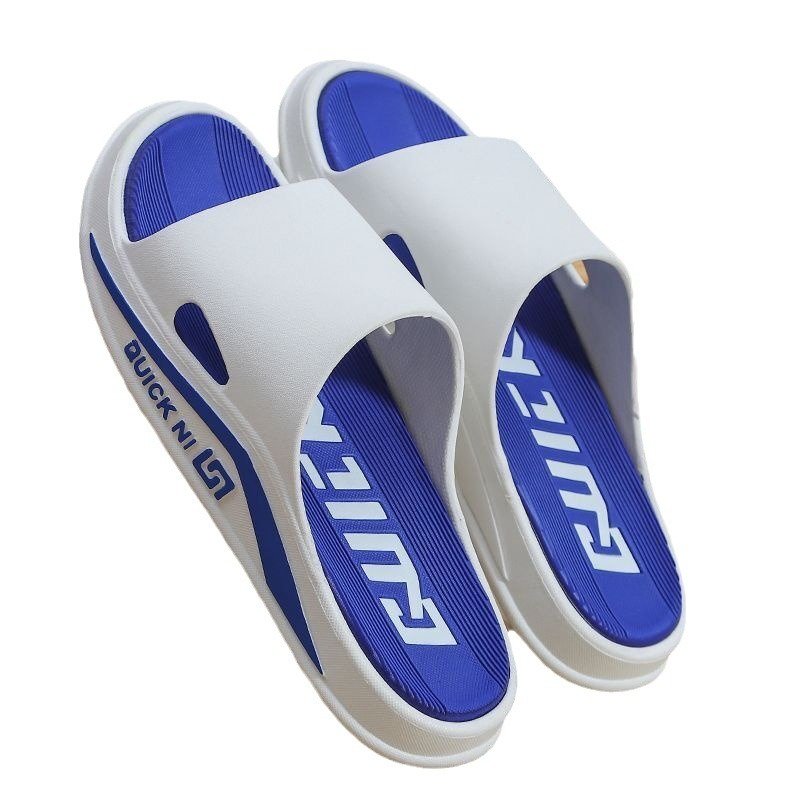 Mens Summer Thick Soled Slippers Super Soft Temperament Outdoor Wear Home Use Shower Bathroom Summer Sandals Cool Slippers Women