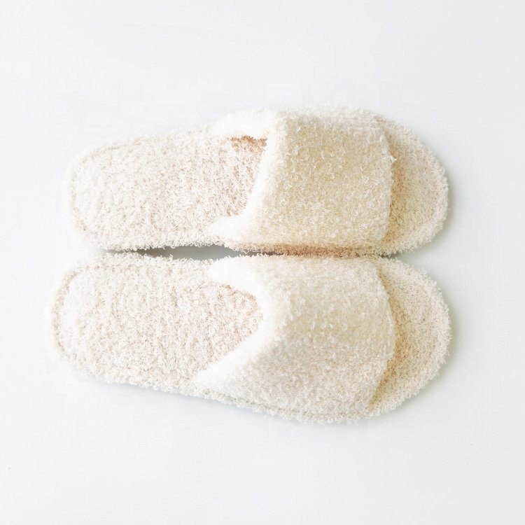 2022 New Fashion Winter Spring fleece furry slippers Indoor Outdoor new blue Color Soft fluffy towel sliders for women