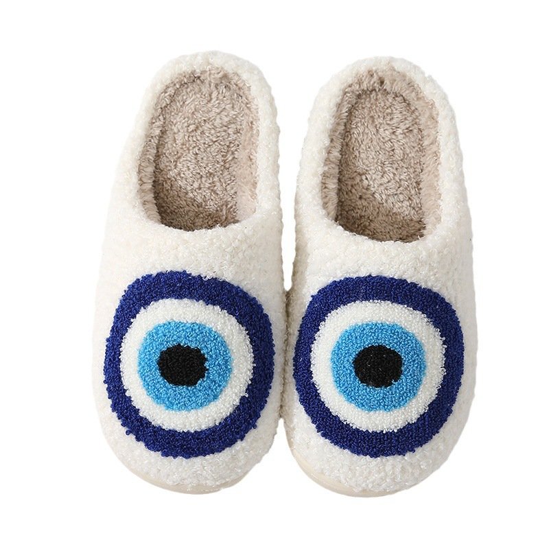 Wholesale Customized Autumn and Winter Warm Furniture Cotton Slippers Cute Cartoon Thick Plush Cotton Shoes for Women and Men