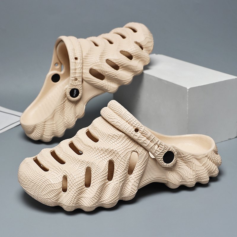 SX 2024 Best Price EVA Wooden Clogs For Men Slippers Light Wholesale Stock Men's Clogs Slide Slippers Custom Logo Design Clogs