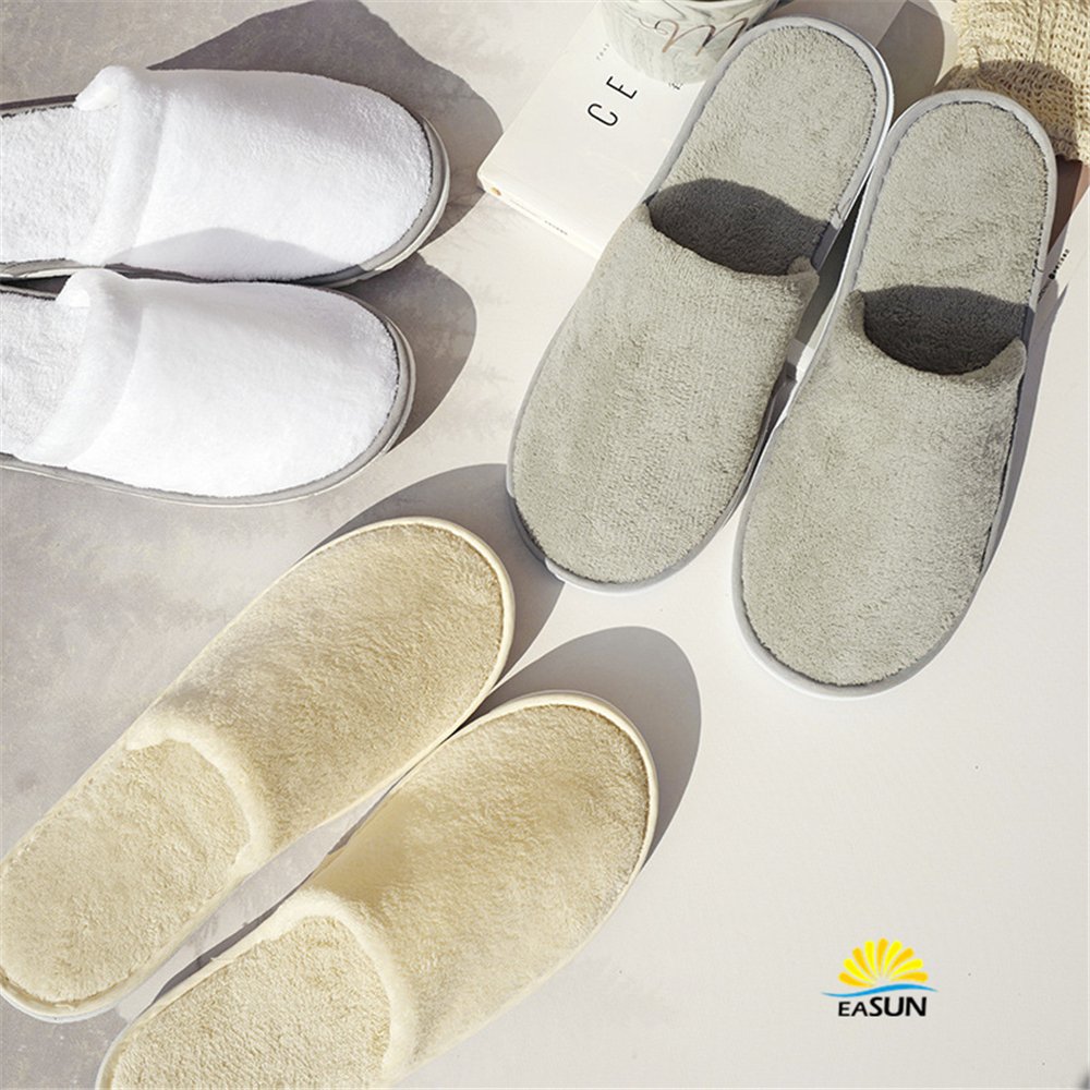 white bedroom slippers folding slippers disposable slippers