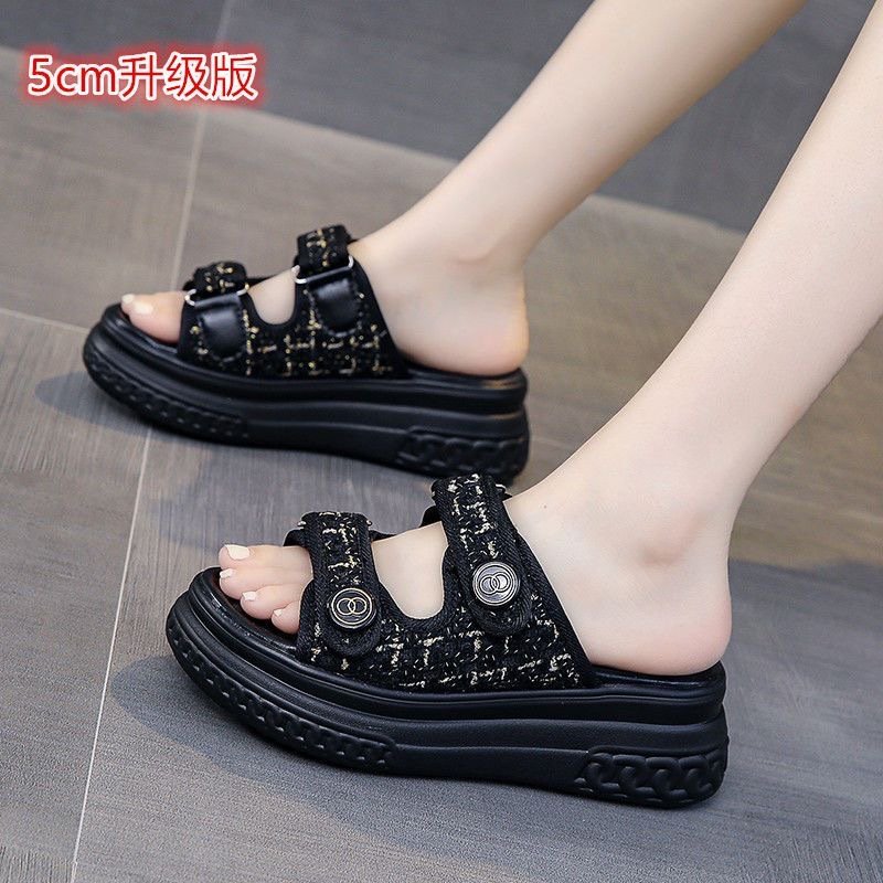 Good reputation ladies beach slippers ladies flat shoes slipper sandals fashion platform slippers for women