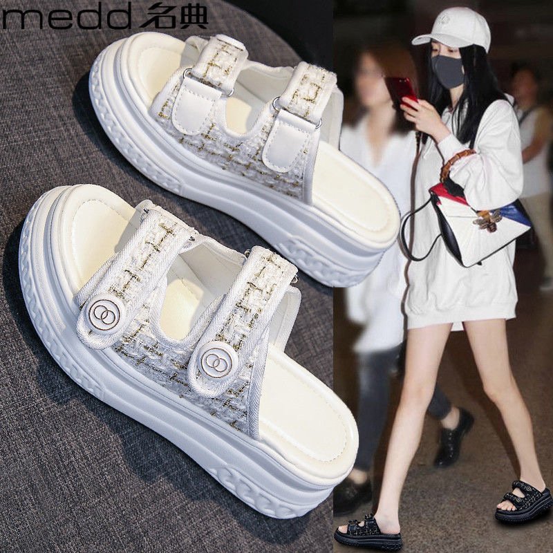 Good reputation ladies beach slippers ladies flat shoes slipper sandals fashion platform slippers for women