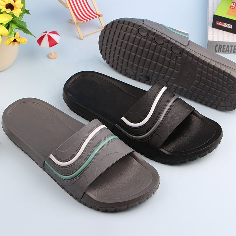 Men's Slides Casual Non-slip Indoor Beach Shower Thick Sole Summer Slippers Chancletas De Hombre Custom Slippers Slides Slippers