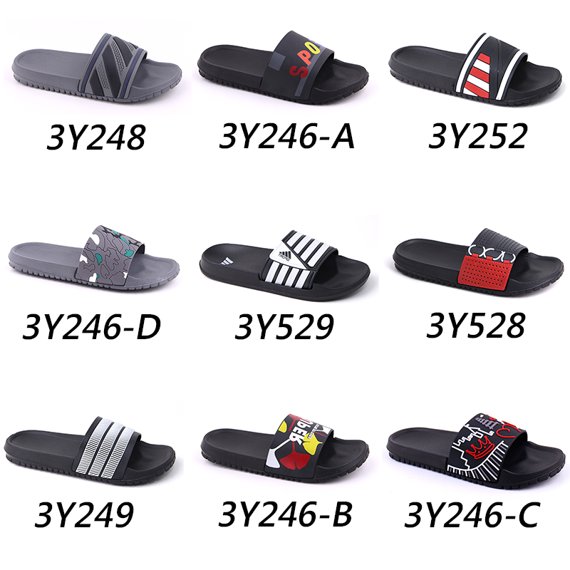 Men's Slides Casual Non-slip Indoor Beach Shower Thick Sole Summer Slippers Chancletas De Hombre Custom Slippers Slides Slippers