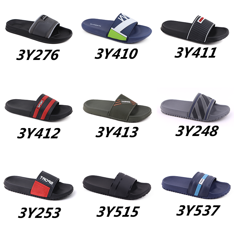 Men's Slides Casual Non-slip Indoor Beach Shower Thick Sole Summer Slippers Chancletas De Hombre Custom Slippers Slides Slippers