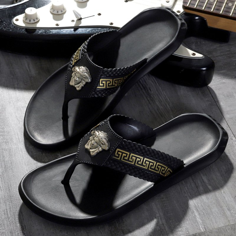 Brand Slippers Men Sandals Slippers Male Rubber Men Slides Sandals Beach Men Plus Size