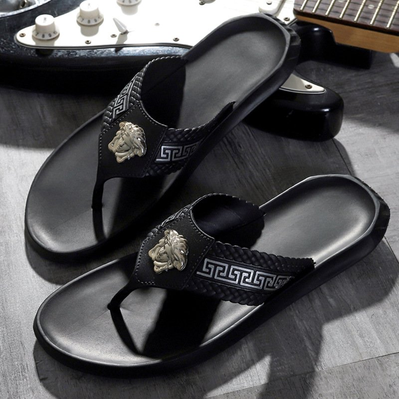 Brand Slippers Men Sandals Slippers Male Rubber Men Slides Sandals Beach Men Plus Size