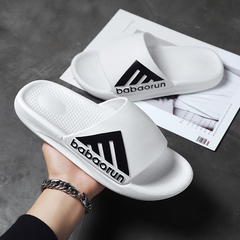 Summer Popular Men's Flat EVA Anti-slip Soft and Breathable Beach Slides Slippers for Outdoor Beach Walking Pool Use