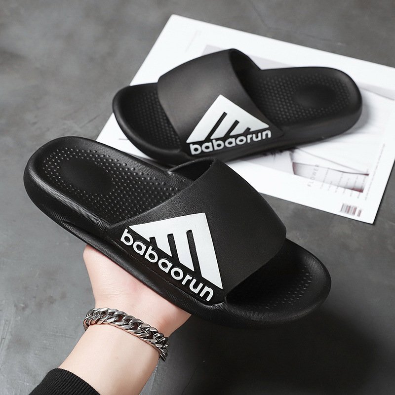Summer Popular Men's Flat EVA Anti-slip Soft and Breathable Beach Slides Slippers for Outdoor Beach Walking Pool Use