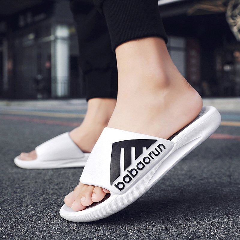 Summer Popular Men's Flat EVA Anti-slip Soft and Breathable Beach Slides Slippers for Outdoor Beach Walking Pool Use