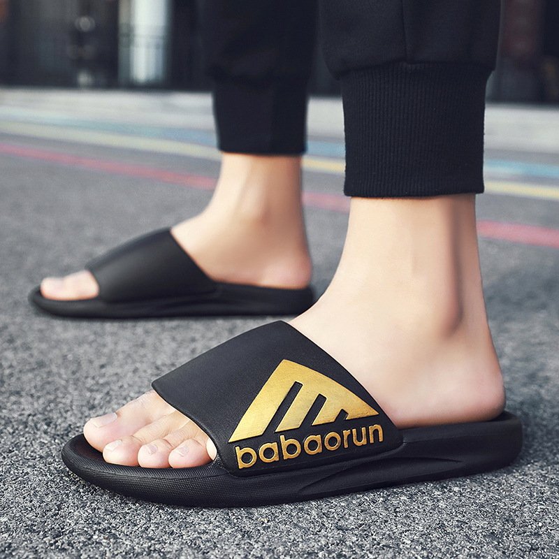 Summer Popular Men's Flat EVA Anti-slip Soft and Breathable Beach Slides Slippers for Outdoor Beach Walking Pool Use