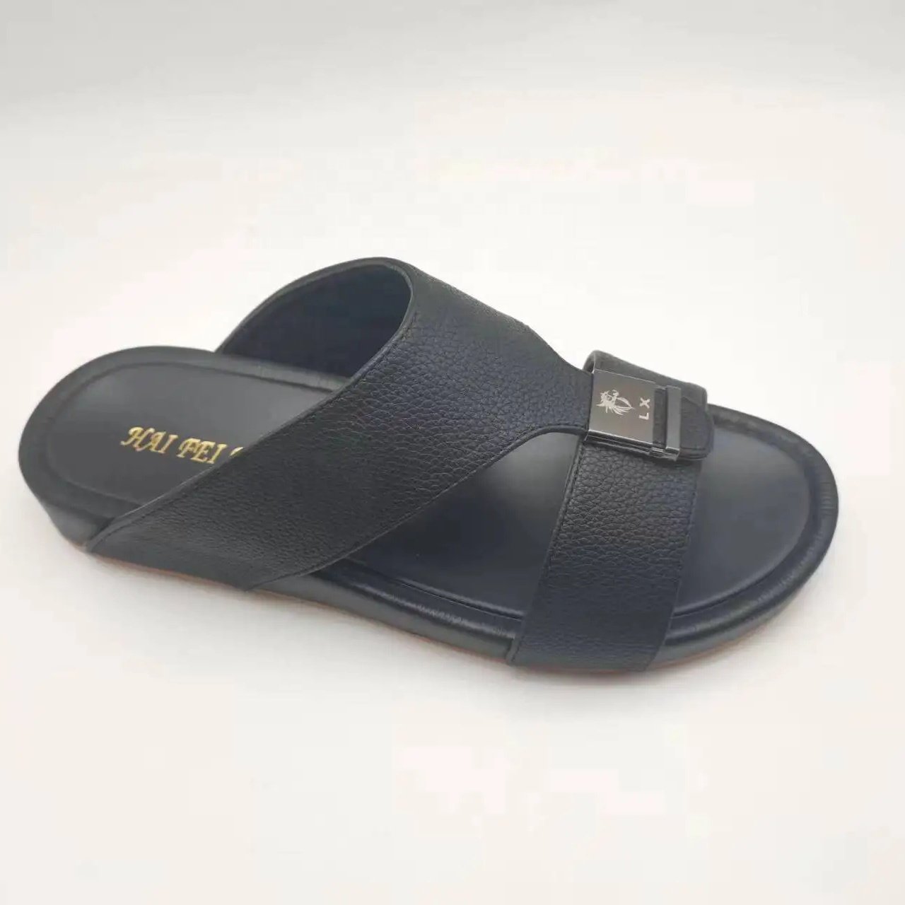 Men Sandals Support Slides Slippers with Buckle summer beach sandals