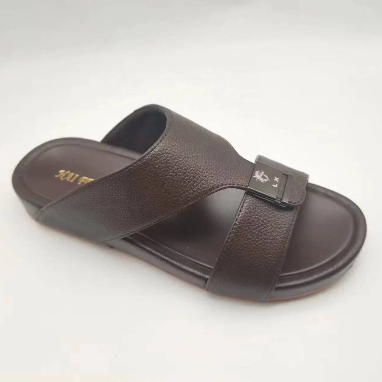 Men Sandals Support Slides Slippers with Buckle summer beach sandals