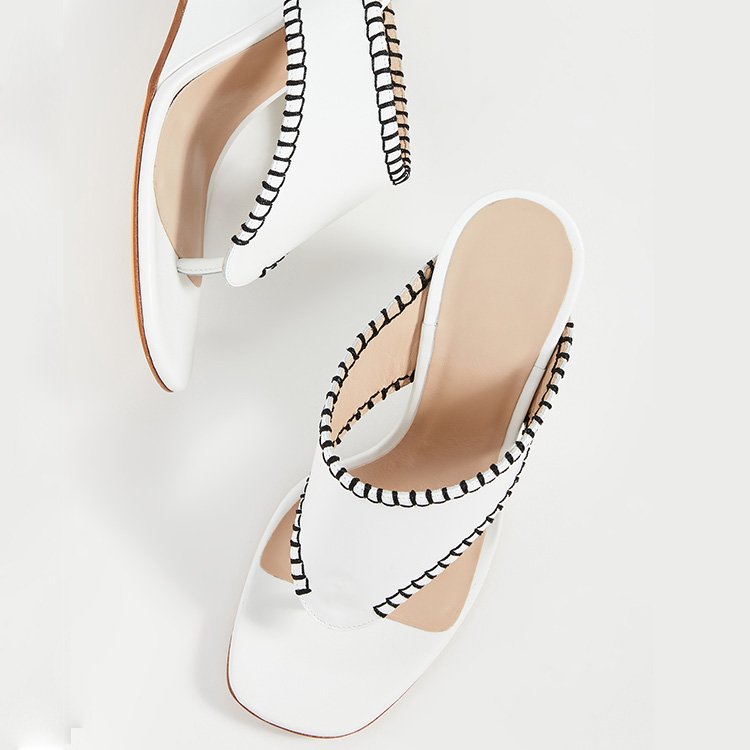 Personalized eco friendly summer leather wedges sandals for women shoes ladies flip-flops slides slippers and sandals custom