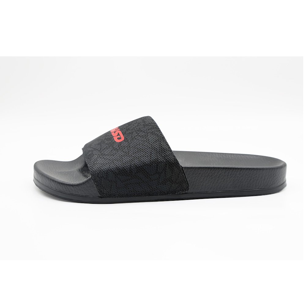 2024 most popular Wefoam Men Plain Slides Sandal Slipper Latest Design Private Label Slide Men Pu Sole 3d Mens Slides Rubber San