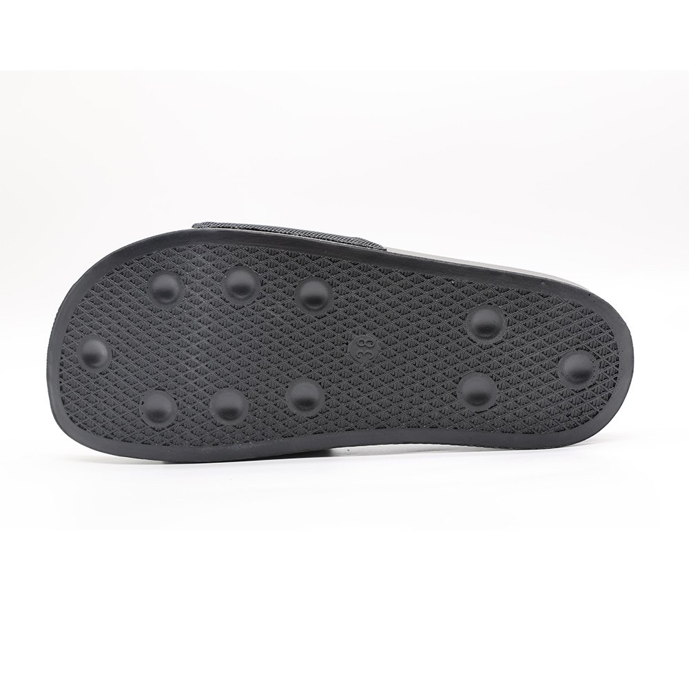 2024 most popular Wefoam Men Plain Slides Sandal Slipper Latest Design Private Label Slide Men Pu Sole 3d Mens Slides Rubber San