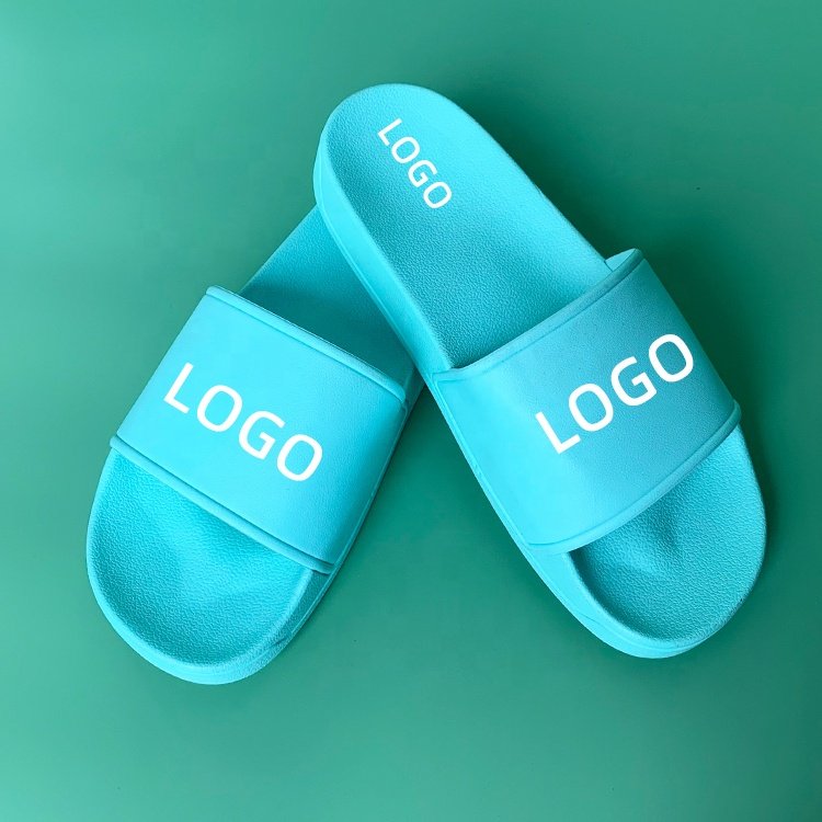 Factory Wholesale Fashion Trend Popular Indoor Outdoor Soft Sole Custom Logo Ladies' PVC Slides Slippers