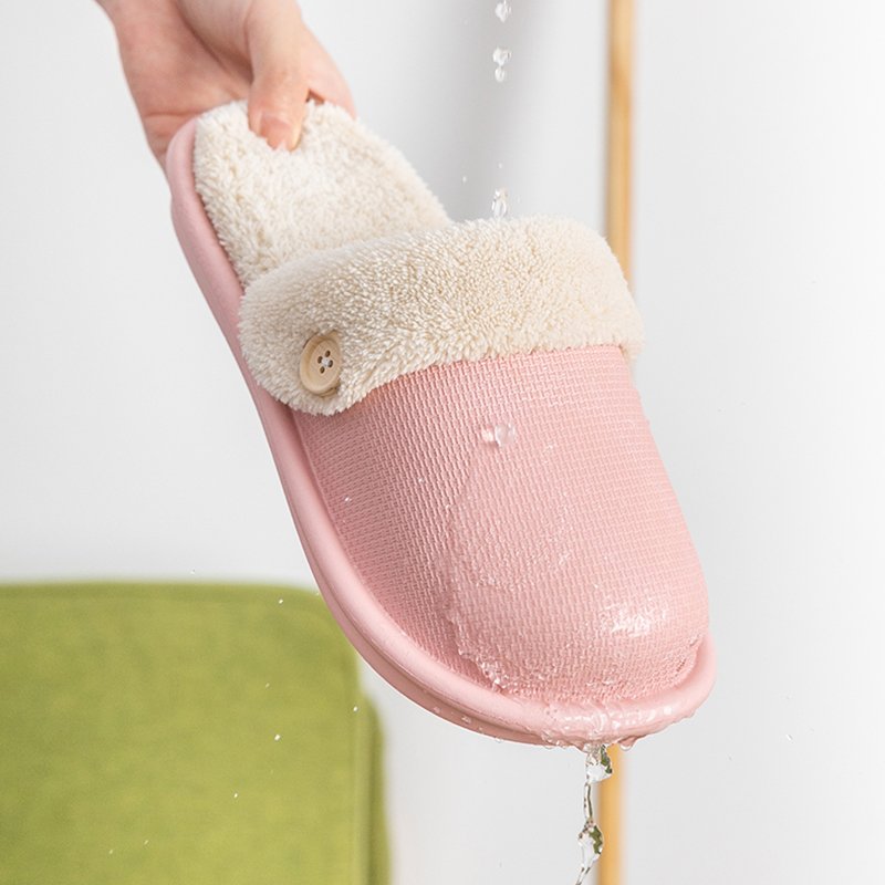 2024 Designer Custom Winter Home Cotton Warm Plush Mules Slides Slippers Footwear Custom Logo For Women Men Unisex
