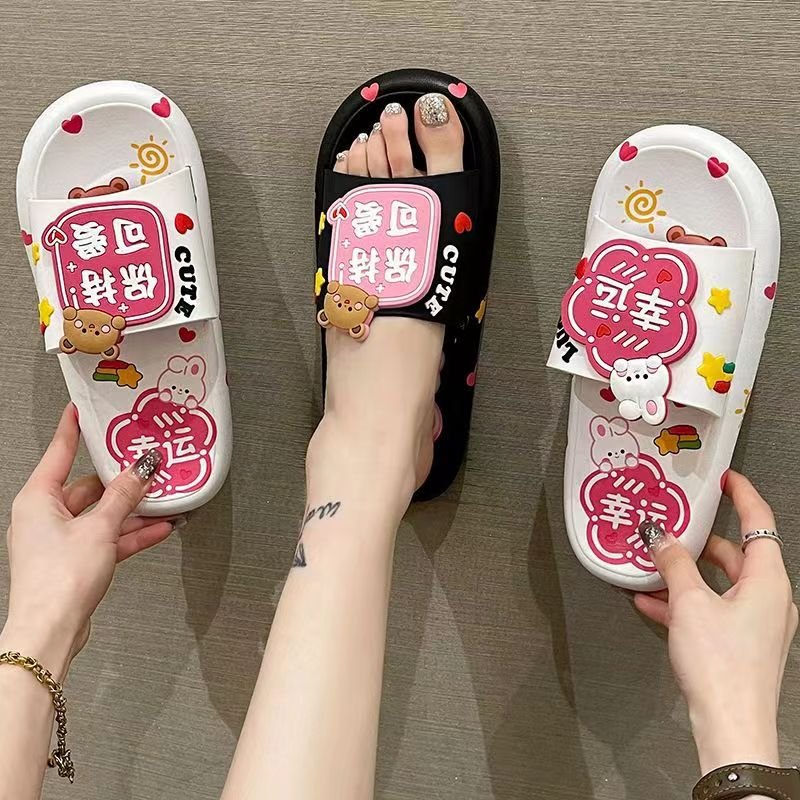 Designer home slippers fashion high quality women's brand slide men's outdoors casual shoes flat summer beach sandals