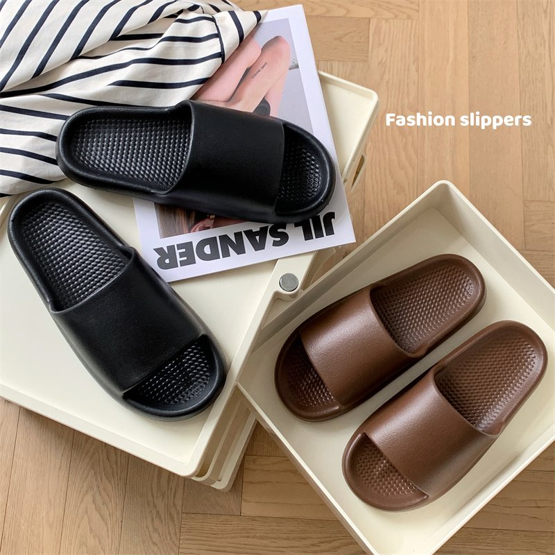 Customized Fashion Trend Summer Women's Soft Breathable Anti-slip EVA Flat Slides Slippers Sandals for Indoor Outdoor Use