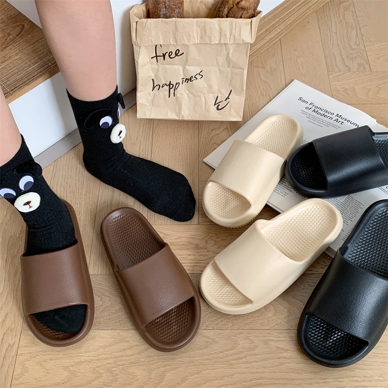 Customized Fashion Trend Summer Women's Soft Breathable Anti-slip EVA Flat Slides Slippers Sandals for Indoor Outdoor Use