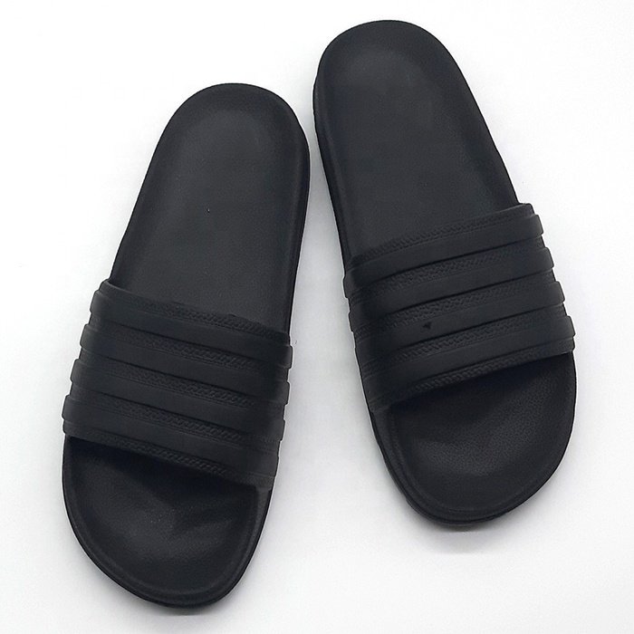 Men And Women Striped Upper EVA Slide Slipper Indoor Outdoor