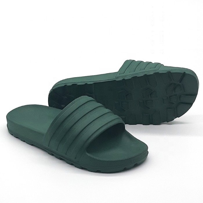 Men And Women Striped Upper EVA Slide Slipper Indoor Outdoor