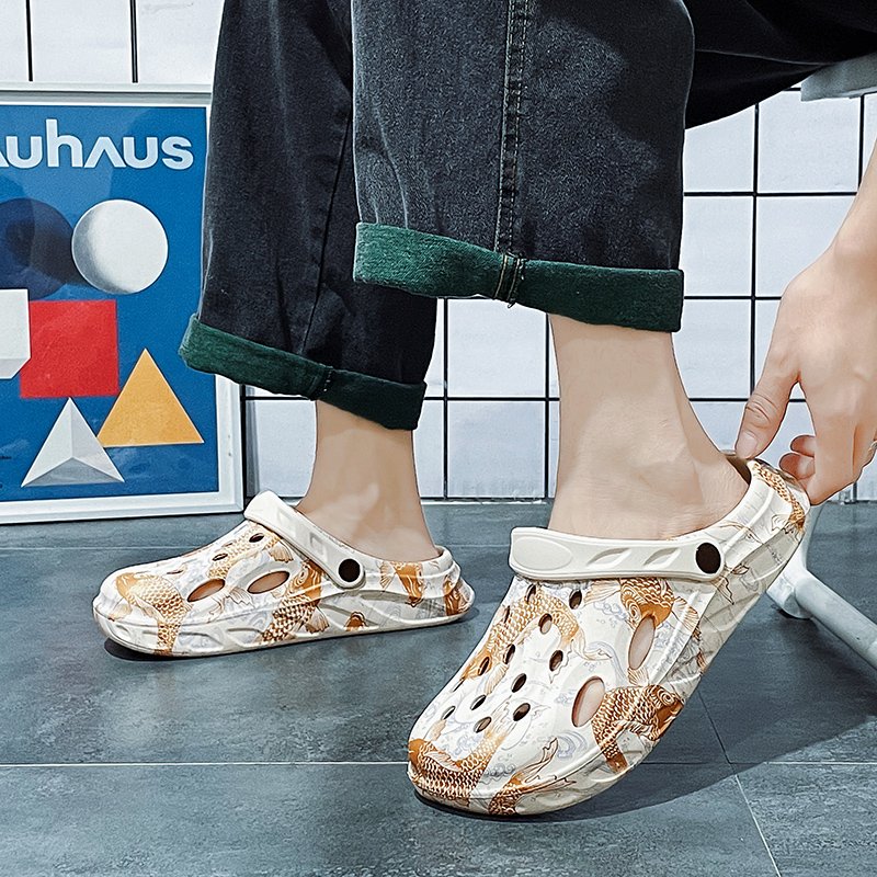 Fashion Summer High Quality Women Flat Sandals Beach Water Shoes Garden Shoes mens Clogs Flat Shoes For Ladies