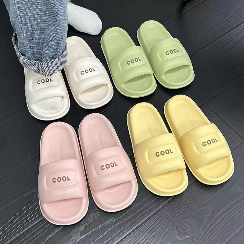2024 Custom house slippers Custom with logo EVA Pillow Soft Slides Indoor Slipper custom slides printed slippers