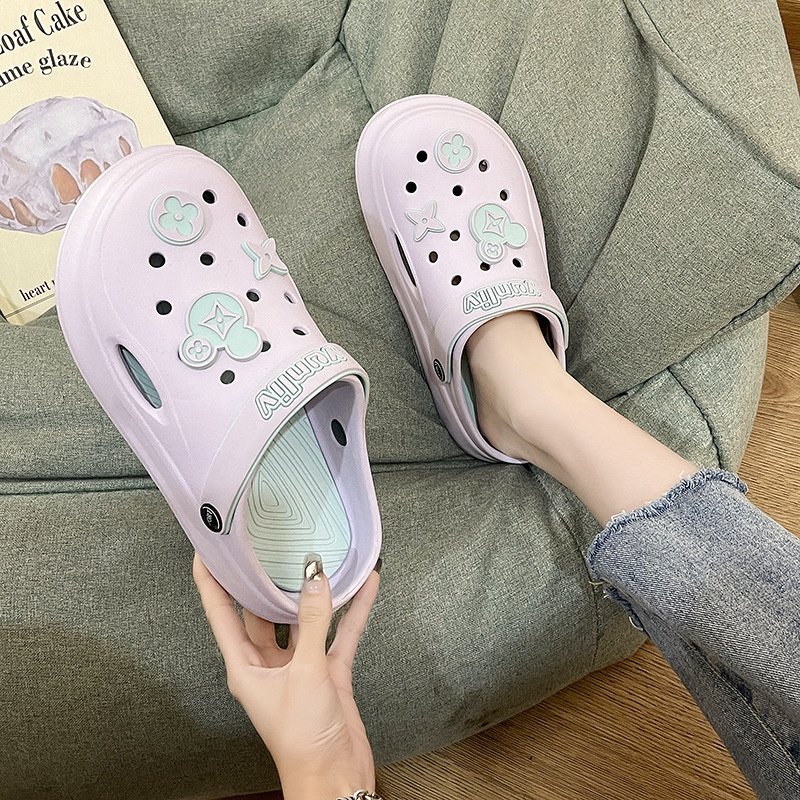 Women's Platform Height Increased Fashion Outdoor Sports Summer Beach Sandals, Baotou Slippers