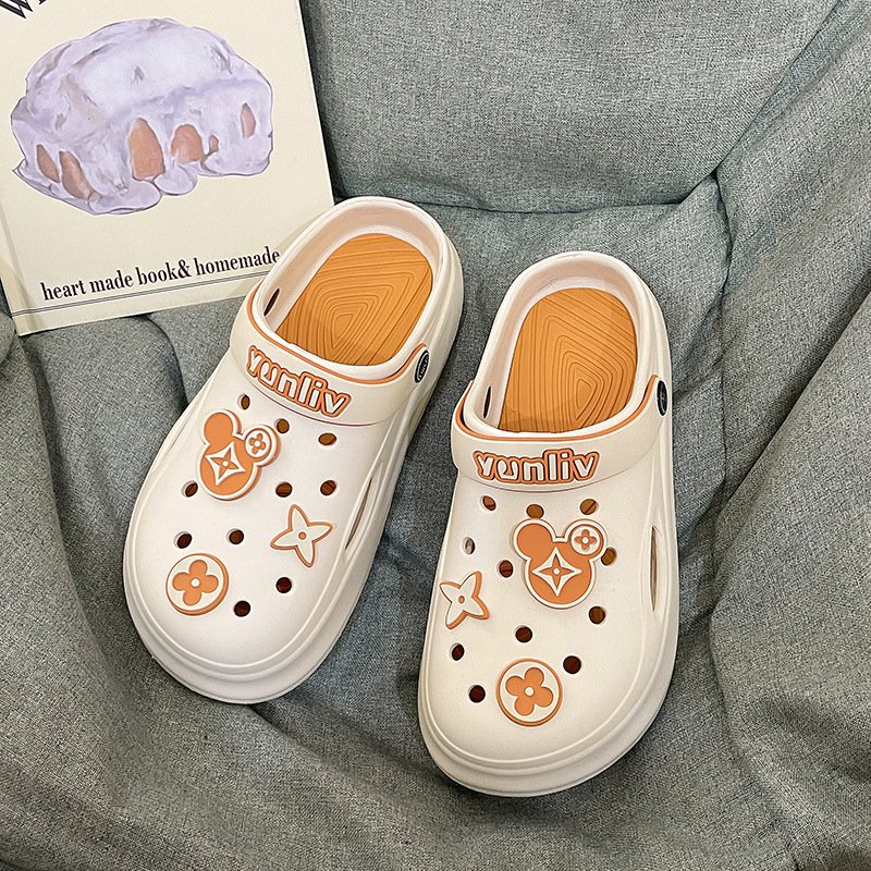 Women's Platform Height Increased Fashion Outdoor Sports Summer Beach Sandals, Baotou Slippers
