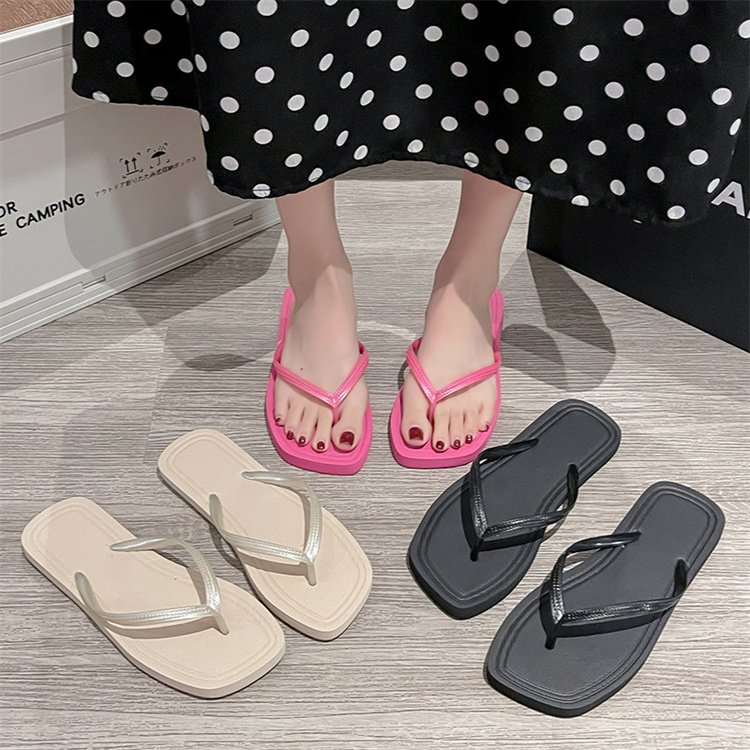 Cheap Wholesale flip flops slides slipper open toe beach sandals flip flops slides slipper open toe home slippers for women