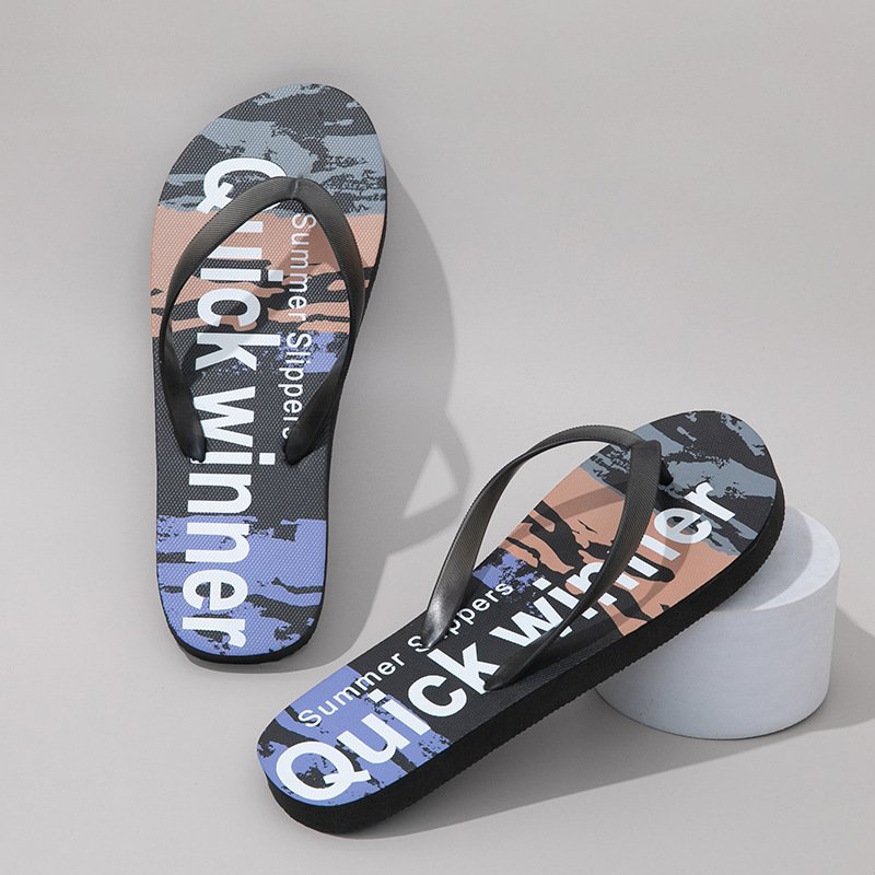 Wholesale Indoor Outdoor Rubber Sandals Thong Foot Pain Relief custom baroque style Slipper Men Ultra Soft Womens Flip Flops