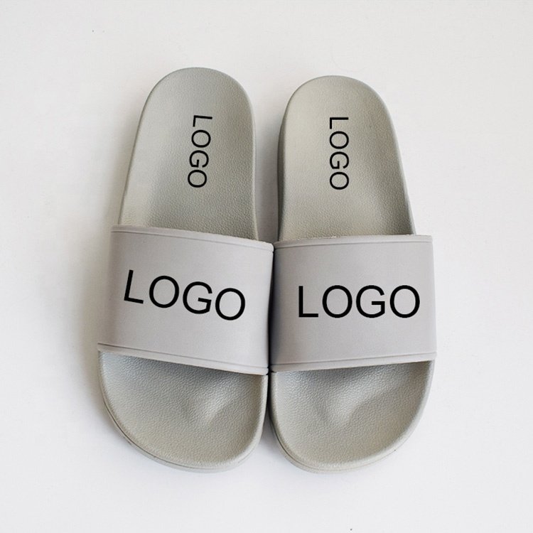 oem Custom Black Slides Footwear Sandal PVC,Custom Logo Slippers Men Plain Blank Slide Sandal,Slippers Custom Logo Slide