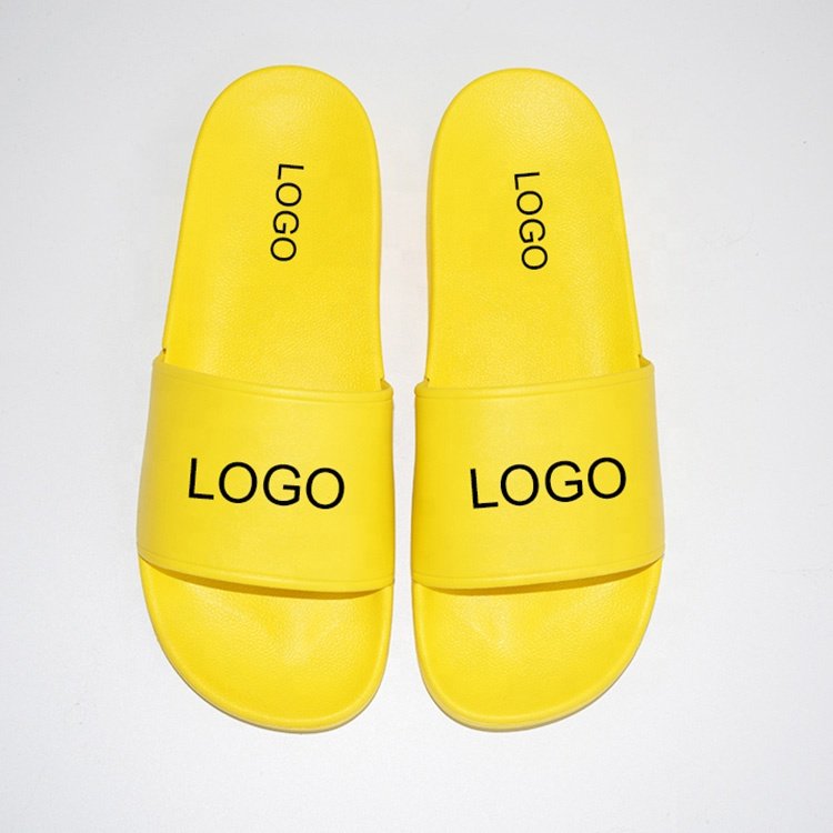 oem Custom Black Slides Footwear Sandal PVC,Custom Logo Slippers Men Plain Blank Slide Sandal,Slippers Custom Logo Slide