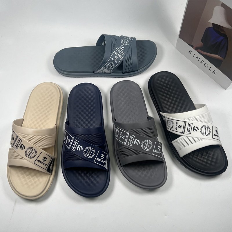 Olicom Custom Logo Luxury Brand Slides Fashion Arab Sandals Summer Sandalias Thick Sole Lightweight Men Slides Slippers